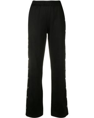 MICHAEL Michael Kors Metallic Button Trousers - Black