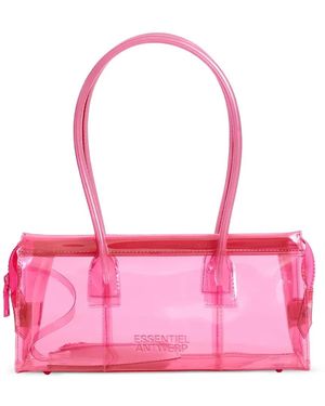 Essentiel Antwerp Top Handles Zipped Shoulder Bag - Pink