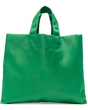 Carven Bolso Shopper Con Asa En El Tope - Verde