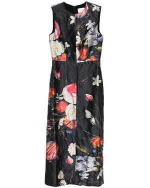 Erdem Sleeveless Floral Midi Dress - White