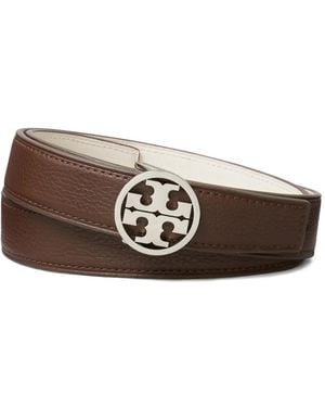 Tory Burch Cintura Reversibile Miller 1" - Marrone