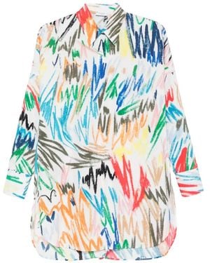 Akris Punto Chemise Imprimée - White