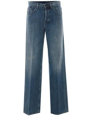 Dondup Jacklin Wide-Leg Jeans - Blue