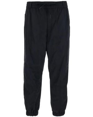 Moncler Logo-Patch Pants - Black