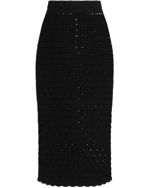 Dolce & Gabbana Crochet Skirt - Black