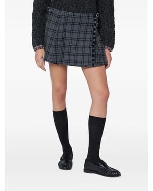 DURAZZI MILANO Minijupe À Carreaux - Black
