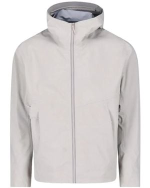 Veilance Hooded Zip-Up Jacket - Grey