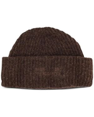 Baum und Pferdgarten Leia Ribbed-Knit Beanie Hat - Brown