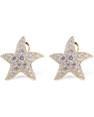 Eshvi Starfish Earrings - White