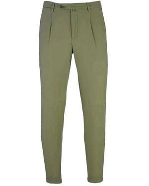 Briglia 1949 Broek Met Geplooid Detail - Groen
