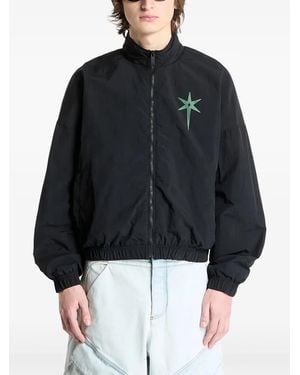 Marcelo Burlon Star-Print Bomber Jacket - Black