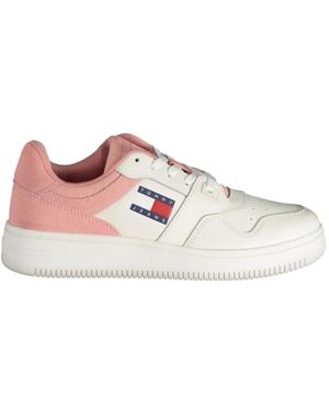 Tommy Hilfiger Retro Basket Trainers - Pink