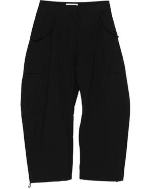 Studio Nicholson Pantalones Clovis con bolsillos cargo - Negro