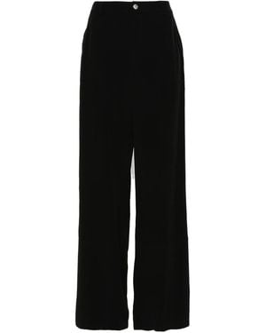 Moschino High-Waisted Palazzo Trousers - Black