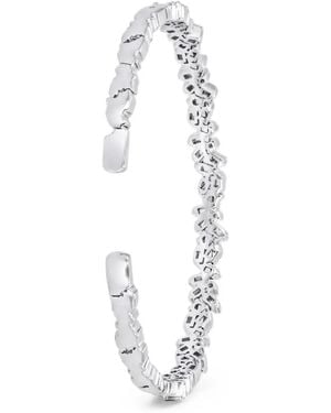 Suzanne Kalan Sparkler Diamond Bangle Bracelet - White