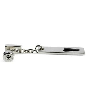 Parts Of 4 Pendiente Con Placa Colgante - Blanco