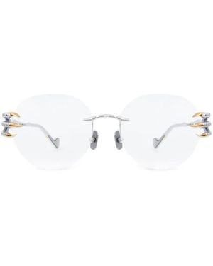 Anna Karin Karlsson Gafas Claw Redondas Sin Montura - Blanco