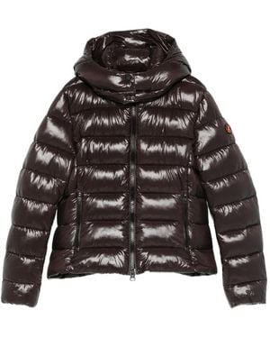 Save The Duck Gesteppte Cosmary Kapuzenjacke - Schwarz