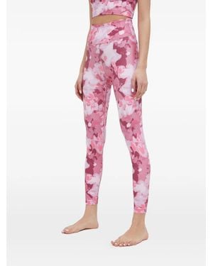 Casall Legging À Imprimé Abstrait - Pink