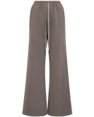 Rick Owens Pusher Snap-Closure Track-Pants - Grey