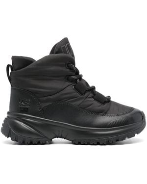 UGG Yose Puffer Lace-Up Boots - Black