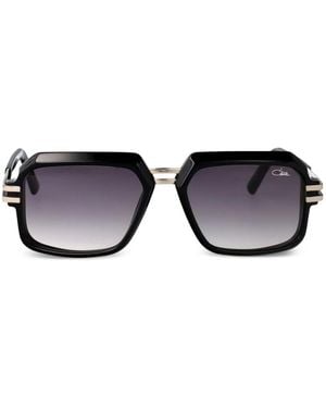 Cazal Logo-Print Sunglasses - Black