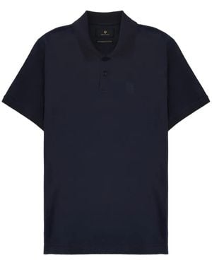 Belstaff Poloshirt Met Logo - Blauw