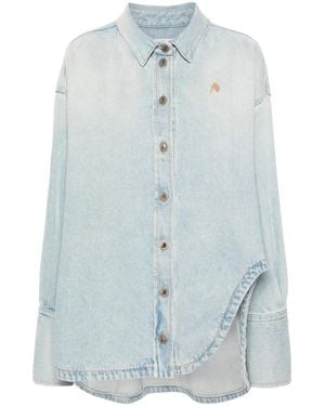 The Attico Denim Coat - Blue