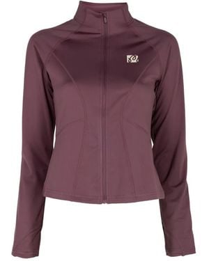 Malbon Golf Rue Track Jacket - Purple