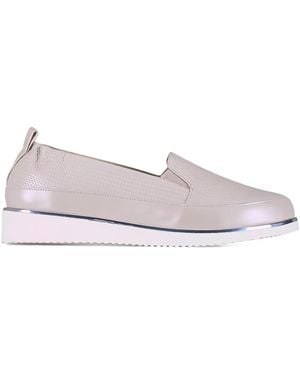 Ron White Nellaya Round-Toe Loafers - Grey