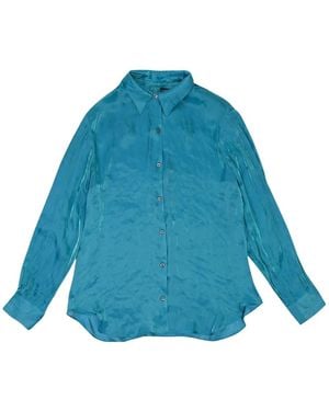 CALLIPYGIAN Button-Up Shirt - Blue