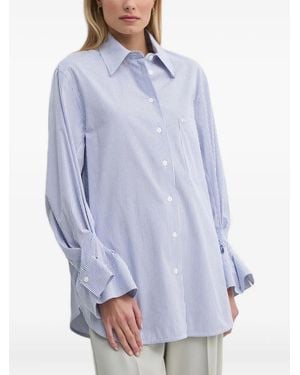 Joop! Striped Cotton Shirt - Blue