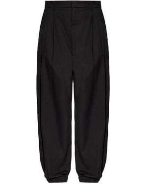 Moschino Pleated Cuff Pants - Black