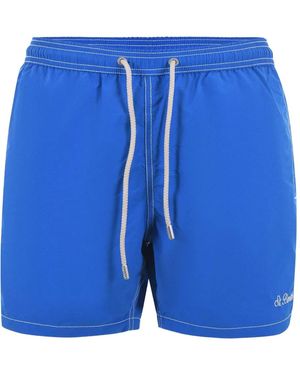 MC2 Saint Barth Patmos Drawstring-Waist Swim Shorts - Blue