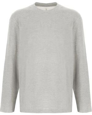 Brunello Cucinelli Long-Sleeves T-Shirt - Grey