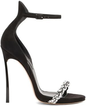 Casadei Cappa Blade 120mm サンダル - ブラック