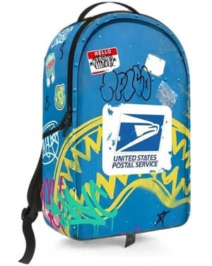 Sprayground Zaino Usps Mailbox Vandal - Blu