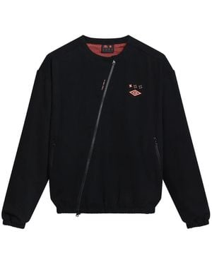Umbro Room 01 Asymmetric-Zip Jacket - Black