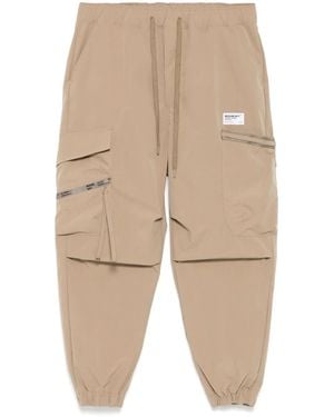 Musium Div. Logo-Patch Trousers - Natural