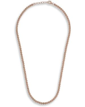 Desmo Crystal 4 Faceted-Bead Necklace - Bianco