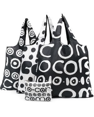 10 Corso Como Reversible Logo Tote - Black