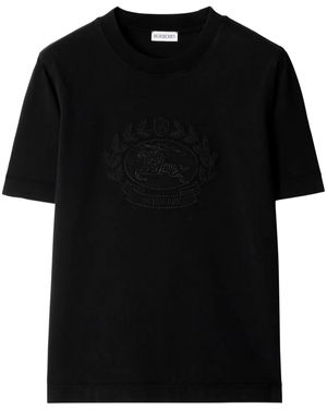 Burberry Equestrian Knight T-Shirt - Schwarz