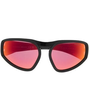 Moncler Occhiali Da Sole Pentagra Geometrici - Nero