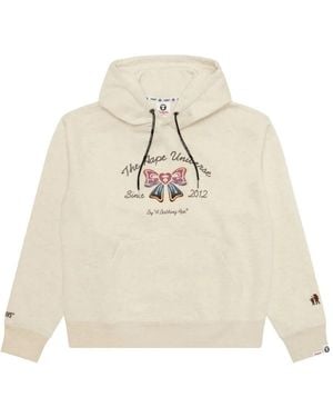 A Bathing Ape Graphic-Print Hoodie - White