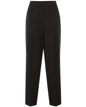 RUE DU BAC Wide-Leg Trousers - Black