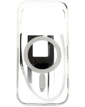 DIESEL Oval D Metallic Case With Magsafe For Iphone 17 Pro - White