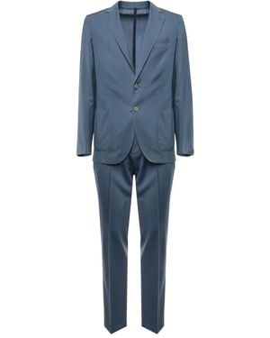 Santaniello Single-Breasted Suit - Blue