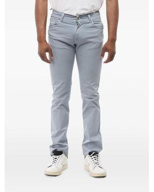 Corneliani Id Five-Pocket Trousers - Blue