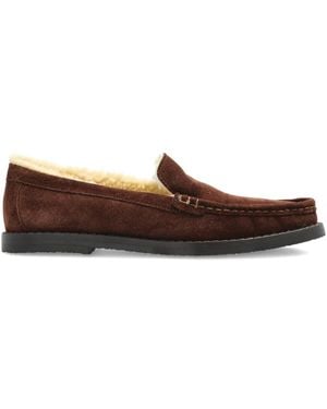 Odissi Leather Loafers - Brown