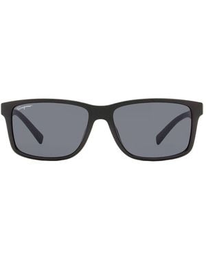 Ferragamo Logo-Print Sunglasses - Grey